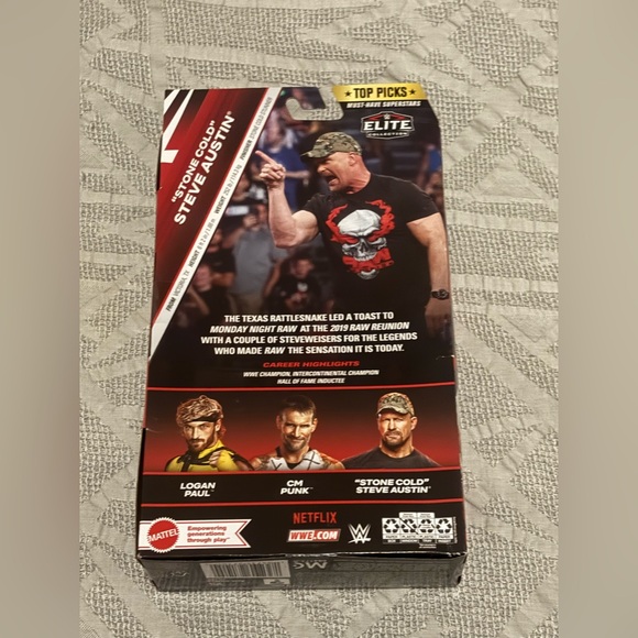 Stone Cold Steve Austin WWE 2025 Raw on Netflix Action Figure New in Box - Picture 5 of 5